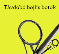 Távdobó bojlis botok nagy keverőgyűrűvel